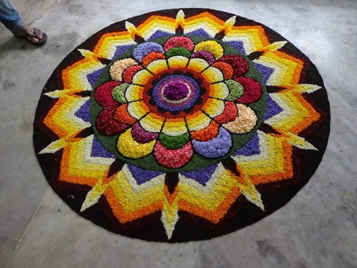 Onam Pookalam Designs 2017