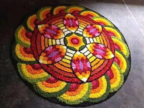 Onam Pookalam Designs Theme