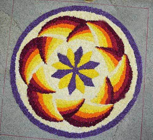 Onam Pookalam Designs 2018